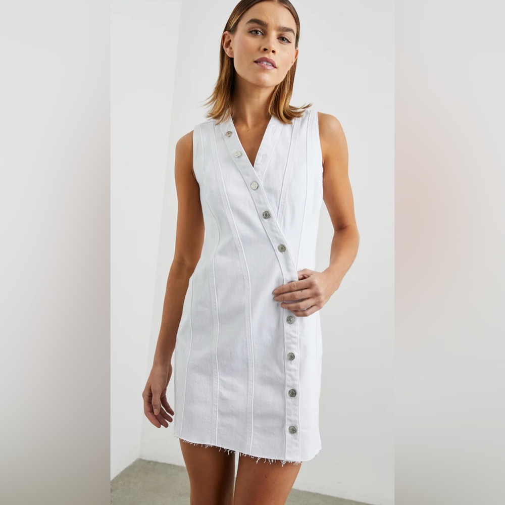 Strand Dress in Salt White NWT